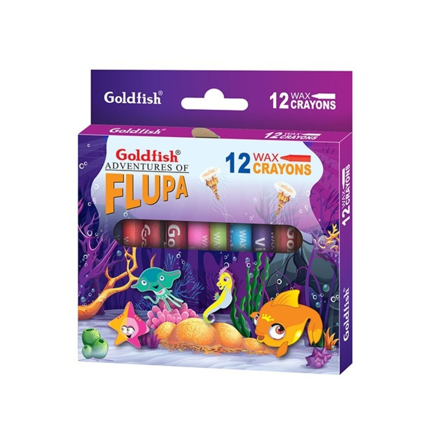 Goldfish Glitter Crayons