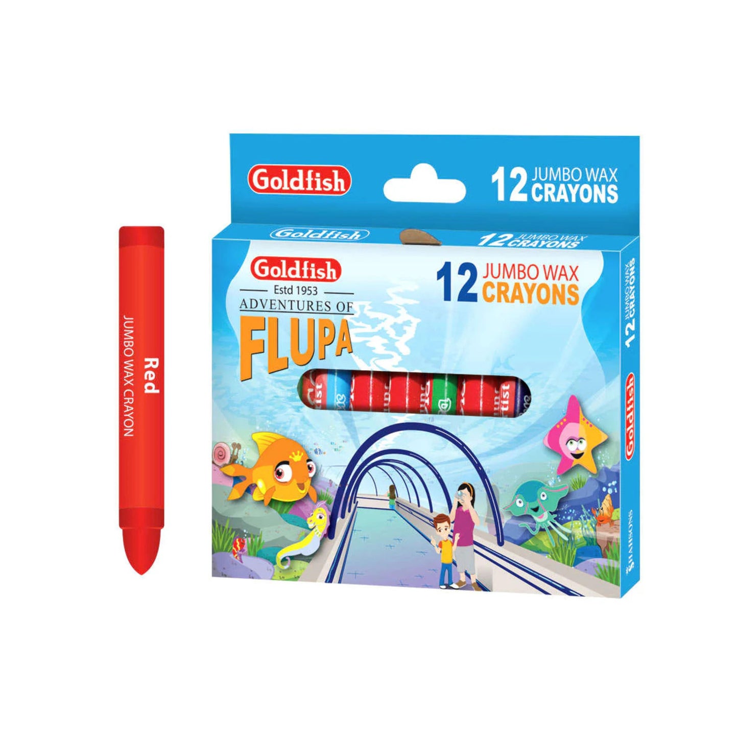 Goldfish Flupa Jumbo Wax Crayons