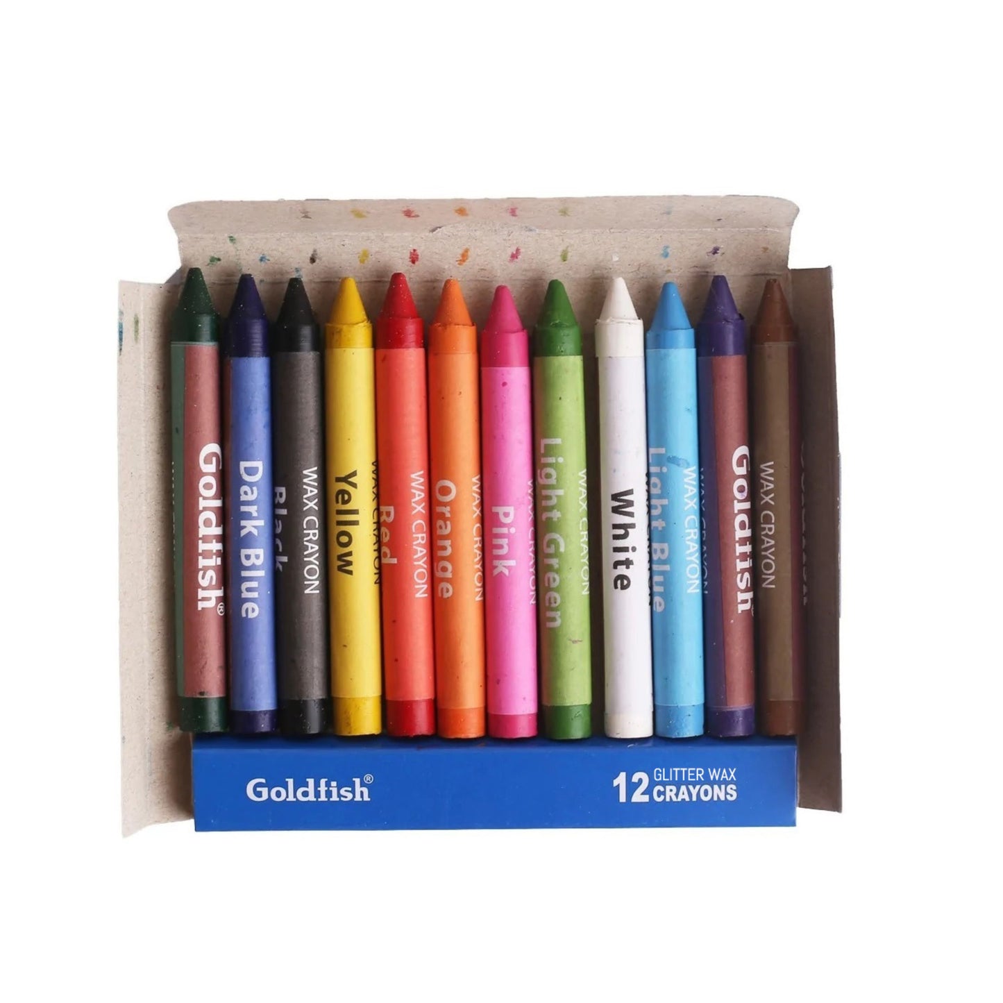 Goldfish Glitter Crayons