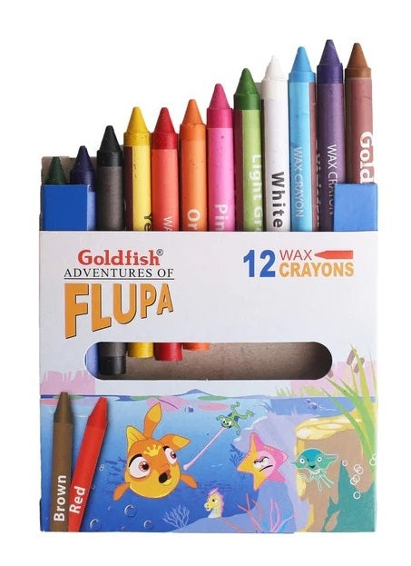 Goldfish Flupa Wax Crayons