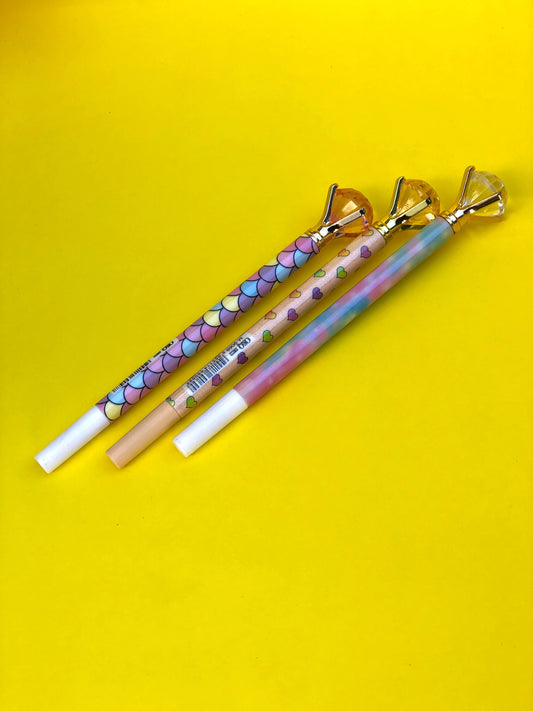 Diamond gel pen