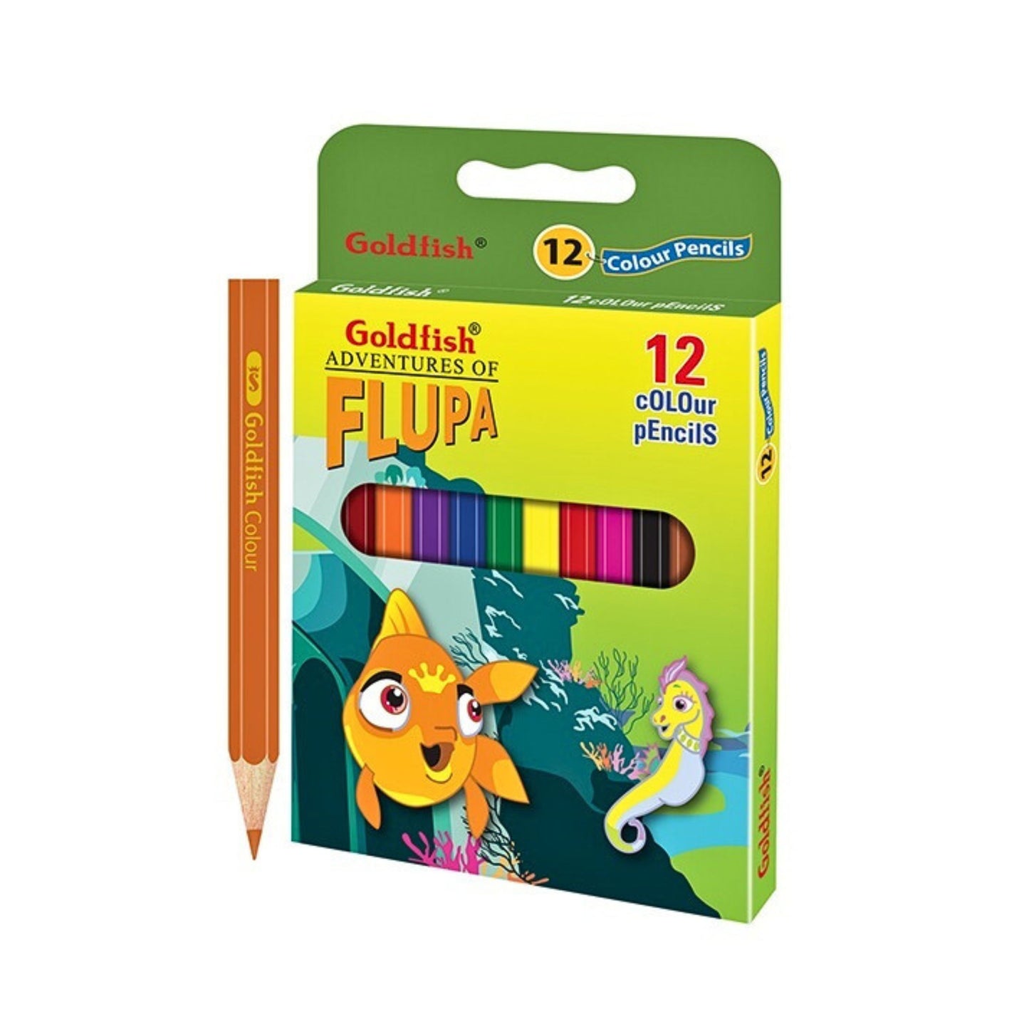 Goldfish 12 Half Size Color Pencils